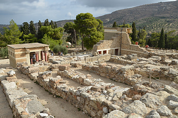 Palace storerooms, Knossos illustration, Ancient treasures, Historical storage HD wallpaper
