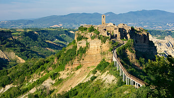 Civita Di Bagnoregio, Village, , Architecture, Italy, Mountain, Road HD wallpaper