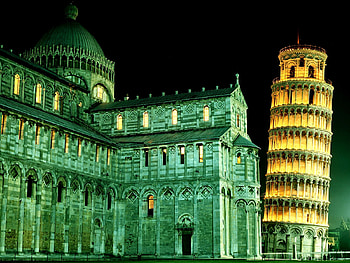 Leaning Tower of Pisa, architecture, graphy, Pisa, beautiful, Italy, scenery, wide screen, tower HD wallpaper
