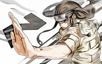 Neji Hyuga, abstract art, Naruto, manga, Boruto, battle, Hyuga Neji, samurai, vector art, Naruto characters, Neji Hyuga Naruto HD wallpaper