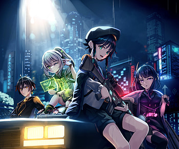 Genshin Impact: Neon Nightwatch — Quad, video game, Genshin Impact HD wallpaper