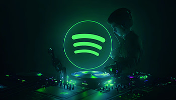 Spotify (Neon), technology, Spotify HD wallpaper
