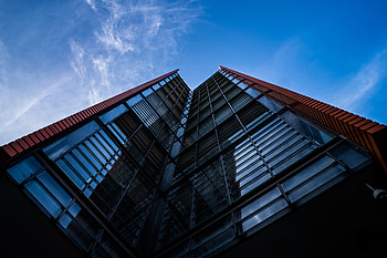Sky, Architecture, Skyscraper, Building, Miscellanea, Miscellaneous, Facade HD wallpaper
