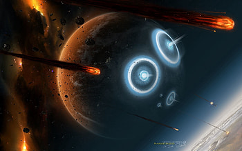 Abstract, Sky, Universe, Shine, Light, Planet HD wallpaper