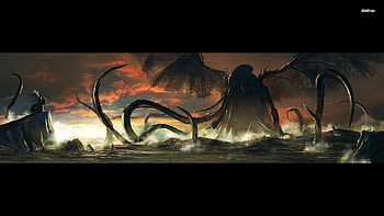Cthulhu--001 HD wallpaper
