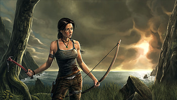 Lara Croft Artwork, lara-croft, tomb-raider, artwork HD wallpaper