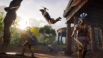 Warrior, fight arena, Assassin's Creed Odyssey, 2018 HD wallpaper