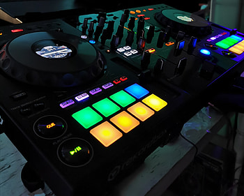 DDJ-800, visual effect lighting, dj HD wallpaper