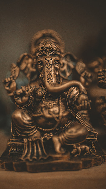 Ganpati bappa, god, lord, ganesh HD phone wallpaper