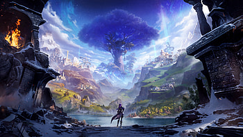 Mystical Tarisland Fantasy Landscape, video game, Tarisland HD wallpaper