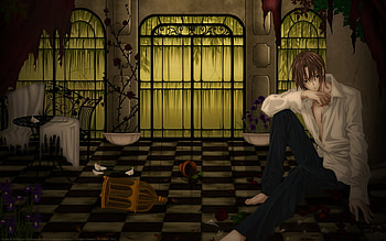 Anime, Men HD wallpaper