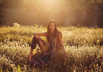 Model, women, girl, hair HD wallpaper
