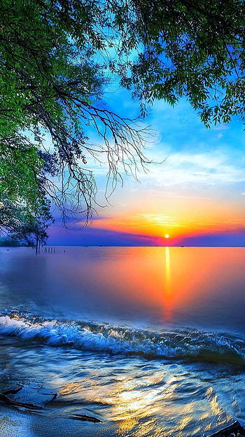 Sunrise Mobile, Beach Sunrise HD phone wallpaper