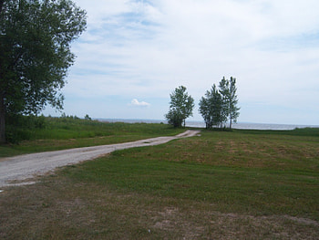 thelakeroad, lakes, road, lake michigan HD wallpaper