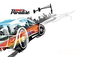 burnout wide, paradise, burnout HD wallpaper