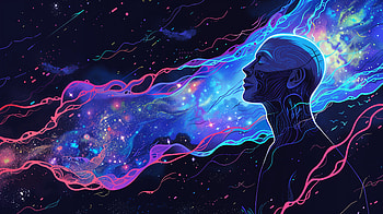Journey of the Soul: A Ultra of Humanity, man, humanity, soul, Abstract, cosmic HD wallpaper
