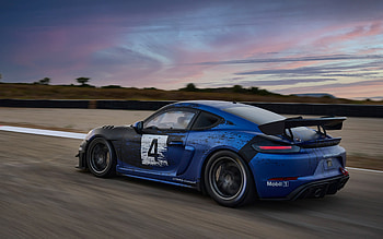 2022, Porsche 718 Cayman GT4 RS Clubsport, , rear view, exterior, Porsche 718 Cayman racing, German sports cars, Porsche HD wallpaper