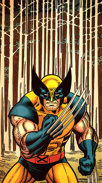 Wolverine: Fierce for Fans, Wolverine, Comic, superhero, forest HD phone wallpaper