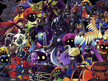 Kingdom Hearts - Lots of Heartless, video games, kingdom hearts HD wallpaper