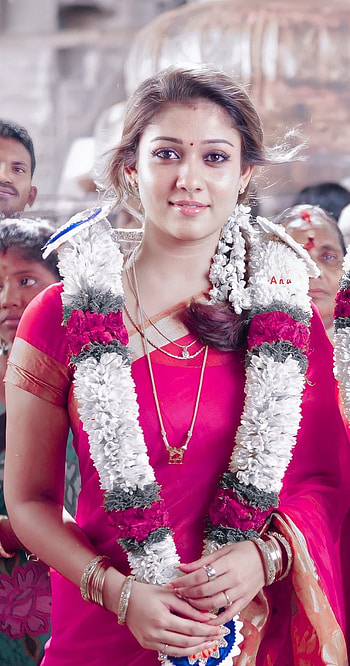 Nayanthara, lip, pink, Nayan HD phone wallpaper