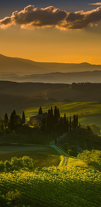 graphy Tuscany, Captivating beauty, Breathtaking landscapes, Stunning views HD phone wallpaper