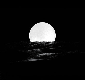Dark, sun and sea, art HD wallpaper