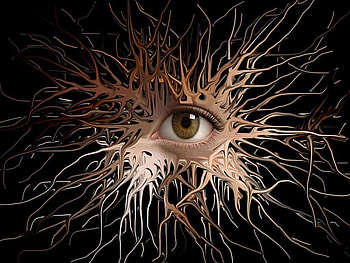 eyeball, eyes, abstract, 3d, art HD wallpaper