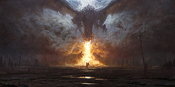 Dragons Fire, dragon, fire, artist, digital-art, artwork, artstation HD wallpaper