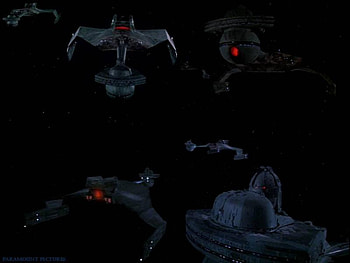 Klingon Battlecruiser, star trek, klingon ship, klingon HD wallpaper