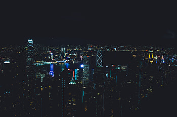 Cities, Night, Architecture, Building, Lights, Night City HD wallpaper