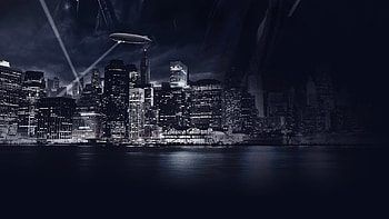 Gotham skyline HD wallpaper