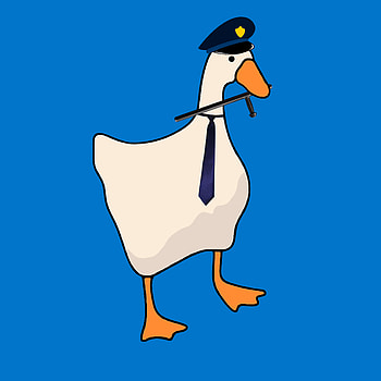 Police Duck HD phone wallpaper