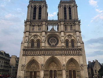 Notre-Dame Cathedral, Medieval revival, French historical fiction, Symbol of the past HD wallpaper