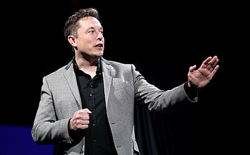 Elon Musk, background, Tech visionary, Futuristic HD wallpaper