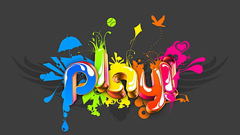 abstraction, game, color, flowers HD wallpaper