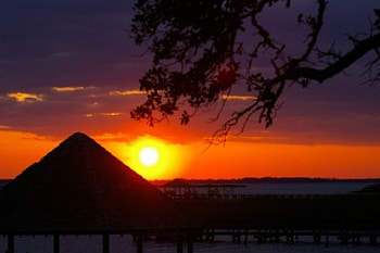 Sunset Corolla, NC, corolla, outerbanks, sunset HD wallpaper