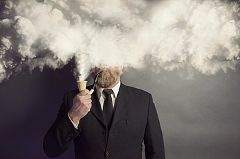 Smoking Beard Man, beard, man, lifestyle, smoking HD wallpaper