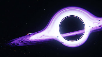 Spaceship, Black Holes HD wallpaper