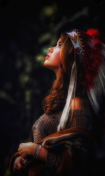 Native American, women HD phone wallpaper
