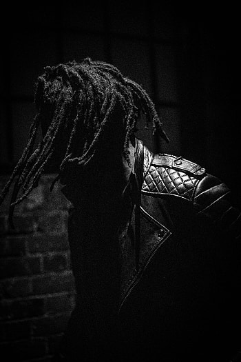 Dark, Bw, Chb, Guy, Jacket, Dreadlocks HD phone wallpaper