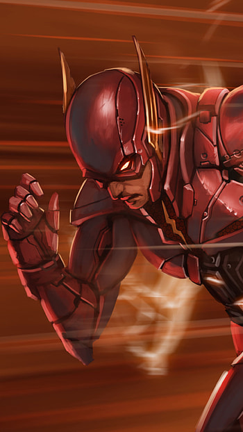 Flash DC comics art, Samsung galaxy s6, LG g5 HD phone wallpaper