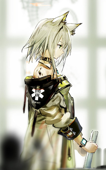 Kal'tsit, doctor, lynx, cat HD phone wallpaper