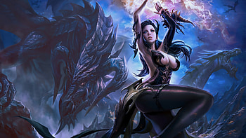 Mythical Women, Women, girl, Mythical, Fantasy HD wallpaper