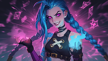 Jinx League of Legends, video game, League Of Legends, Jinx (League Of Legends) HD wallpaper