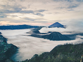 Mount Bromo East Java Indonesia , mount-bromo, volcano, nature, indonesia, world HD wallpaper