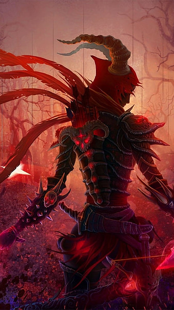 Black Devil, Warrior HD phone wallpaper