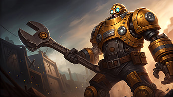 Blitzcrank Ultra : League of Legends Icon, Blitzcrank (League Of Legends), steampunk, video game, mechanical HD wallpaper