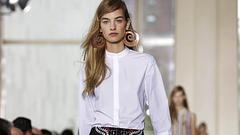 Maartje Verhoef model, Spring 2015, Top models, White shirt HD wallpaper