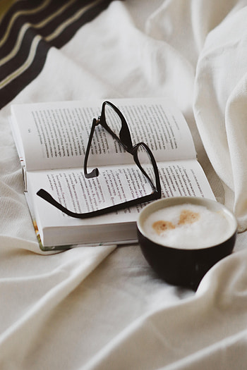 Miscellanea, Miscellaneous, Cup, Book, Glasses, Spectacles HD phone wallpaper