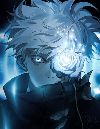 Gojo, zedge, art, jujutsu, animes, gojosatoru, anime HD phone wallpaper